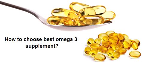 how to choose omega 3 supplement dha